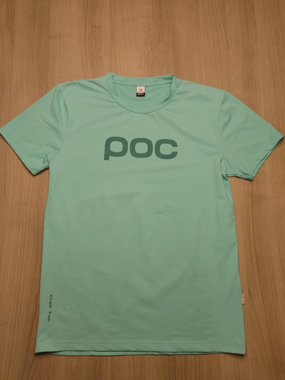 Men's POC Trail Tee Biking Shirt Brass Green Size M